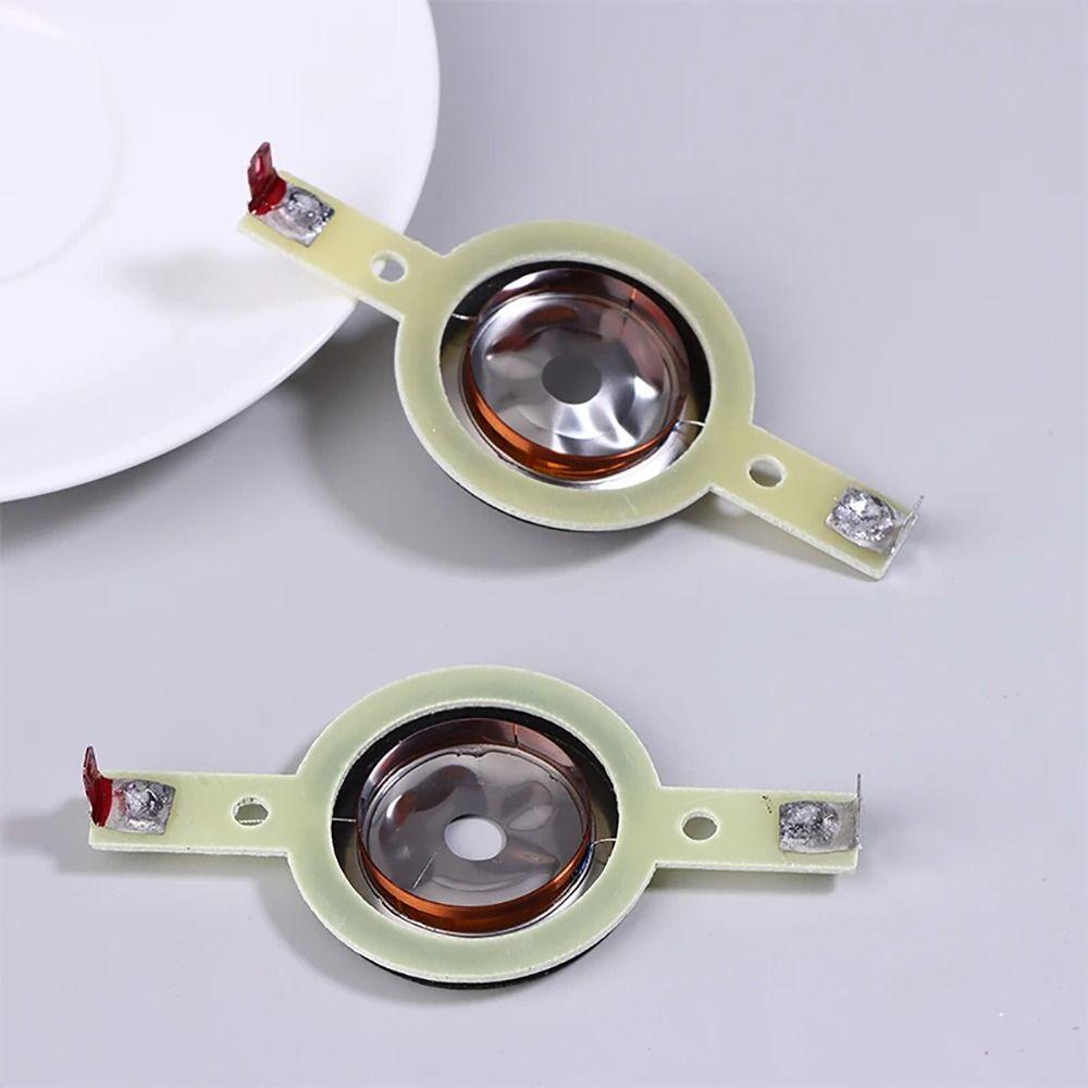 2Pcs Round Shape Speaker Treble Coil for Speaker Treble Horn Audio Equipment Maintenance Repair