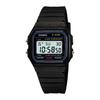 Casio Класичний Цифровий Годинник з Хронографом та Будильником, РК-дисплей, Чорний Ремінець F91W-1 Чоловічий F-91W-1DG, Чорний/Прозорий, 38.2×35.2×8.5мм,
