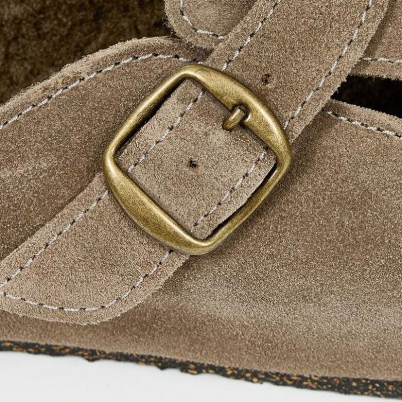 Bosabo Wildleder Clog Braun