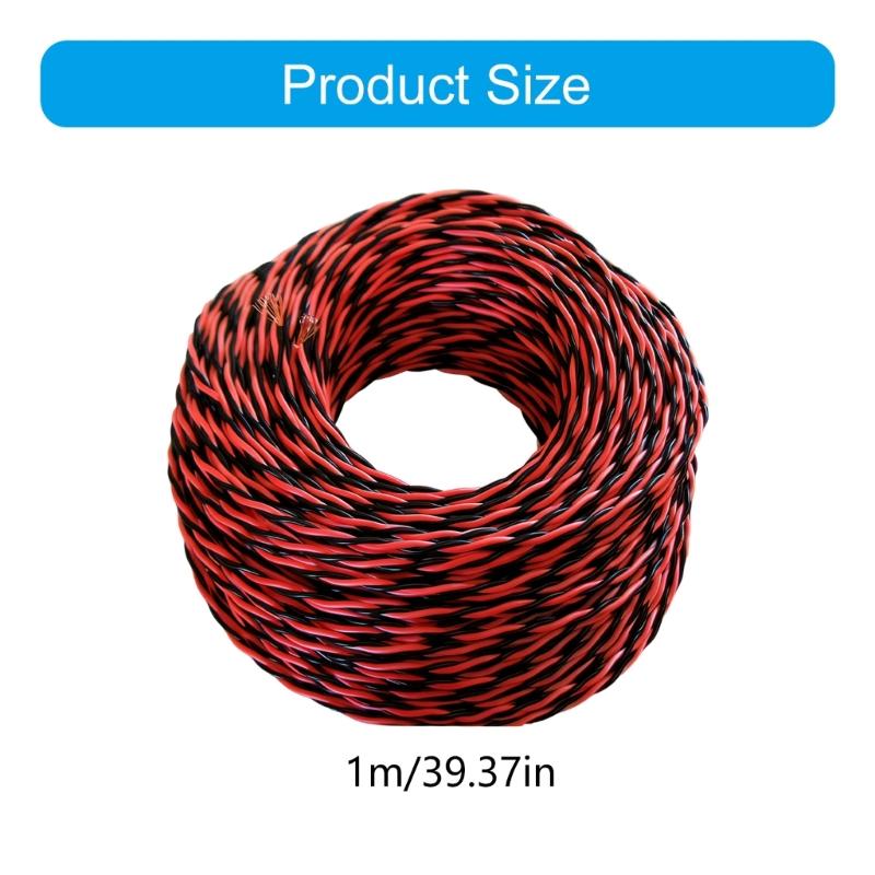 Twist Servo Auditory Extension Cable 1.0mm² Speaker Cable For Home Theater And Stage with Double Shielding