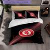 Middlesbrough FC Themed Bedding 3Pcs Duvet Cover Set Decorative Bed Linen For Teen Room Home Decoration