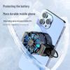 Universal Mobile Phone Cooling Fan - Silent, Air-Cooled, Compatible with Apple & Android Devices
