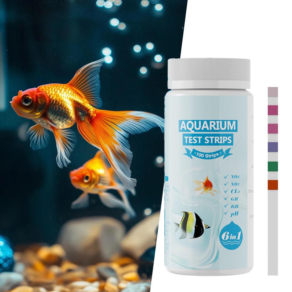 Aquarium Test Kit Safe Quick Freshwater Master Testing Fish Tank Test Strips For Beginners Ponds Pool Hot Tub Saltwater Home