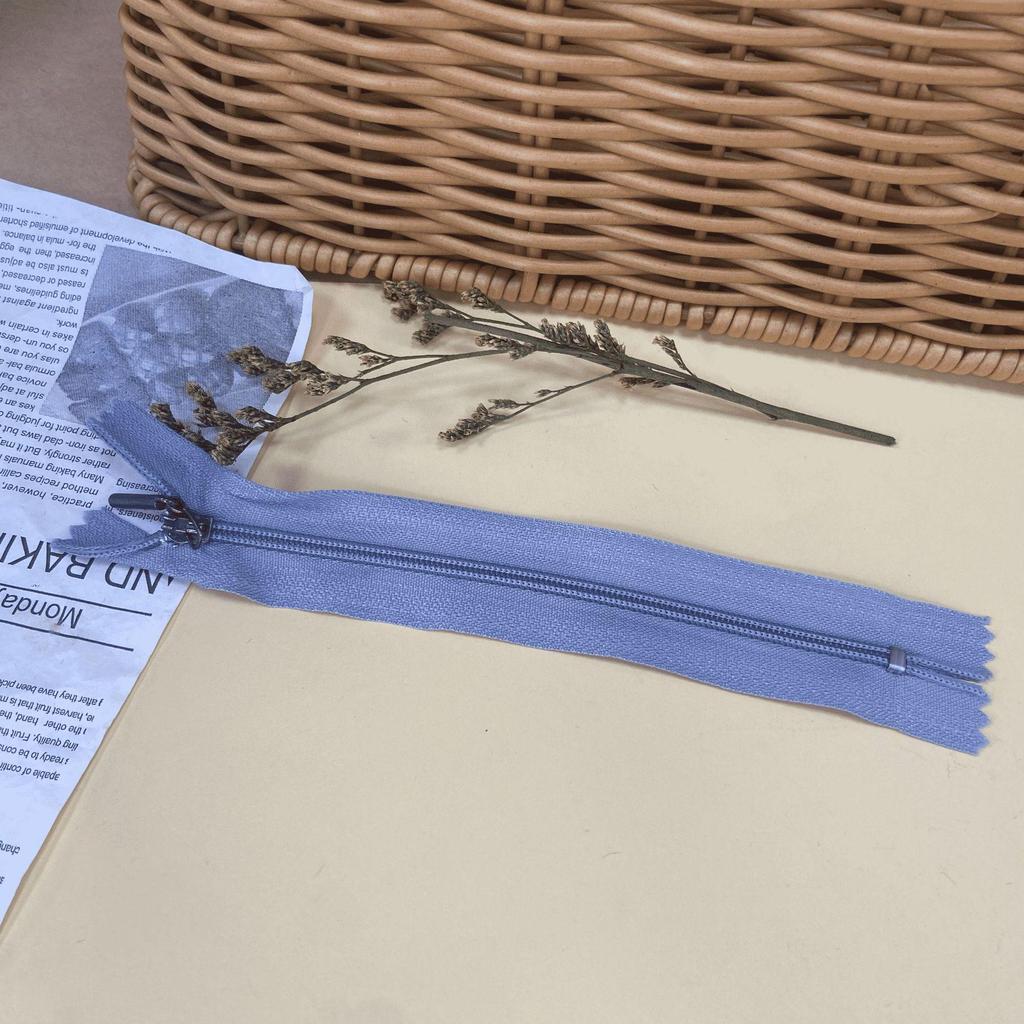 15cm Nylon Round Head Zipper for Clothing, Pockets, Luggage, Decorative Accessory