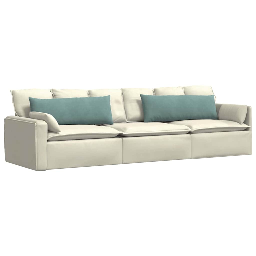 Sofa Cushions 2 Pieces Sea Green 120 X 40 Cm Cord Fabric