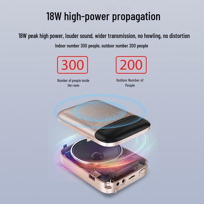 Soaiy S988 Portable Wireless UHF Amplifier Microphone