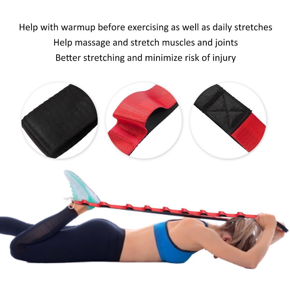 Extended length Stretch Band Nylon material Resistance Belt Training Belt Nylon material красный
