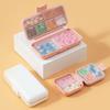 Dual-Layer Dustproof Portable Medicine Box with Double Seal and Compartments