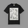 Line Art Horses T-Shirt and Kids Tshirt | Black and White Horse Illustration | UNISEX Heavyweight Shirt and Kids Tshirt