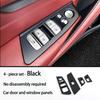 Suitable for BMW 5 Series G30 Door Handle Inner Cover G30 G38 F90 M5 530i M Sport 540i Protective Carbon Fiber Black 2-piece Set