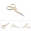 1Pc Stainless Steel Embroidery Sewing Tools Crane Shape Shears   Stitch Scissors Gold