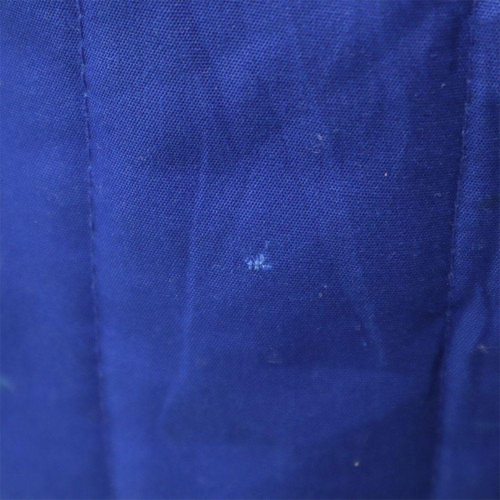 VINTAGE 80s Half zip coat 18 2/1 Blue Men's Used