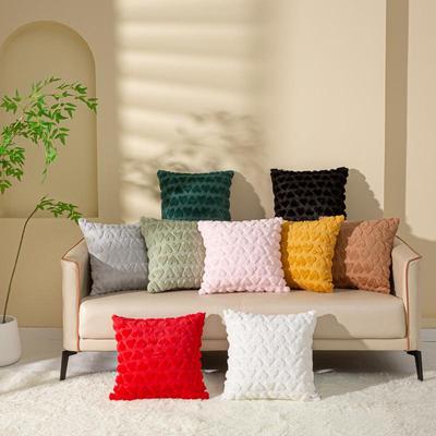 Cozy Autumn & Winter Plush Pillow - Modern Simple Design for Sofa or Living Room