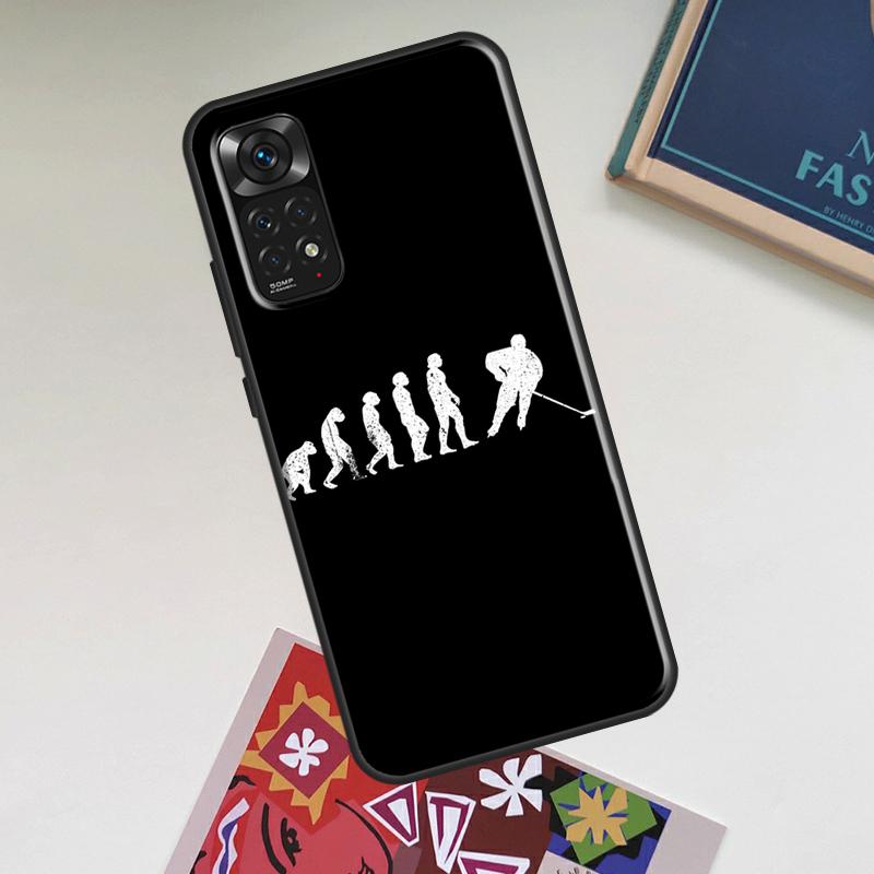 

Ice Hockey Player Case For Xiaomi Redmi Note 14 Pro 13 12 11 10 15 Pro Plus Redmi 15C 13C 12C 10C 14C 15 Cover Redmi 13 4G