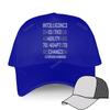 Funny Design brand sport bonnet for men cotton Baseball Caps 1N73LL1G3NC3  summer fashion Cap female Adjustable leisure golf hat
