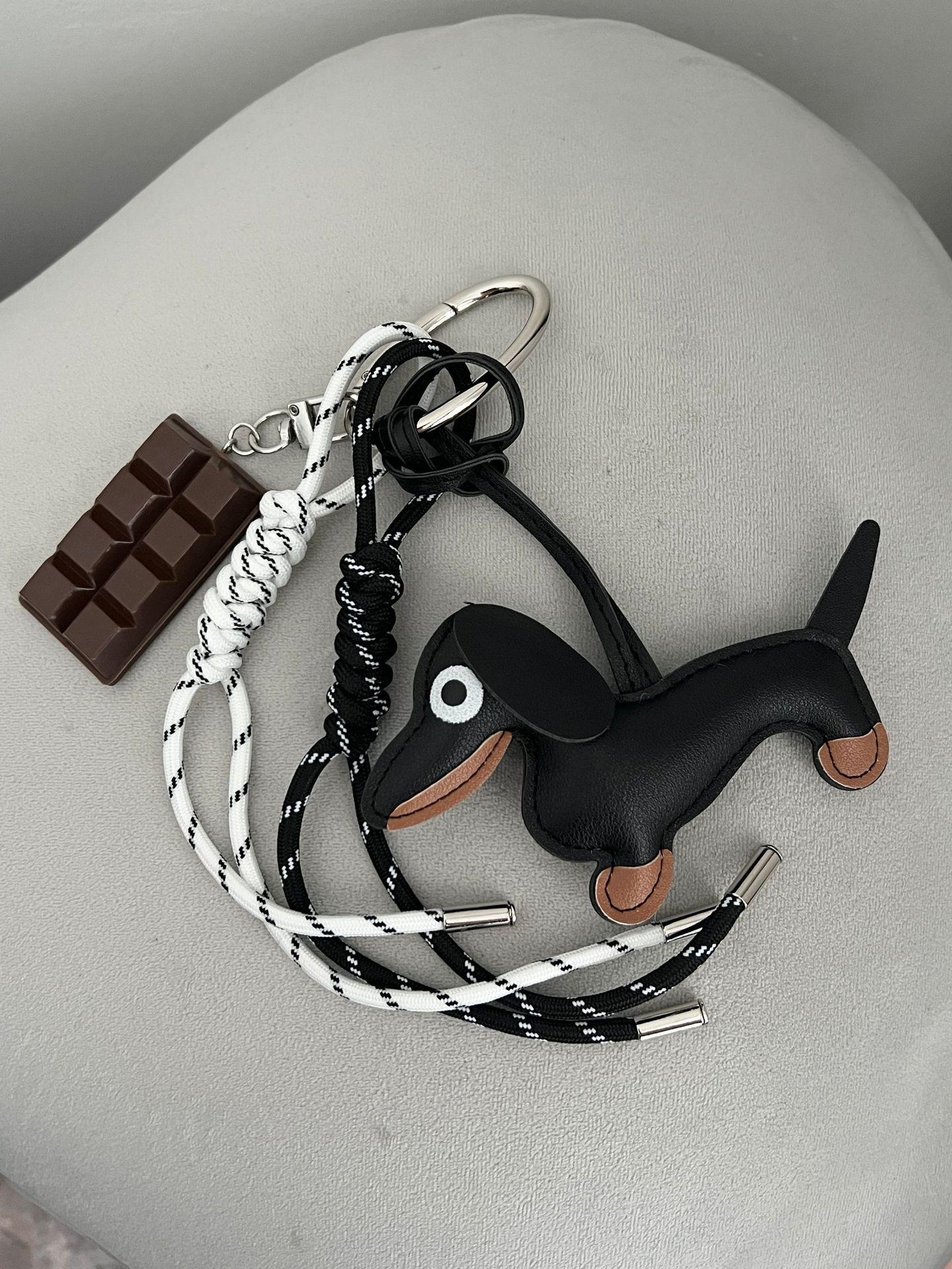 

Original Niche Design Dachshund Style Car Key Chain Bag Charm
