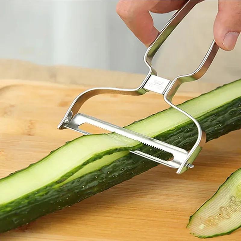 Peeler Vegetables Fruit Stainless Steel Knife Cabbage Graters Salad Potato Slicer Kitchen Accessories Cooking Tools Wide Mouth