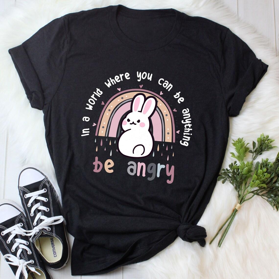 

Rabbit Shirt Women Unisex Funny Rabbit Lover Gift Cute Bunny Tshirt Tshirt Rabbit Rabbit Mom Dad Gift For Him Her Easter S