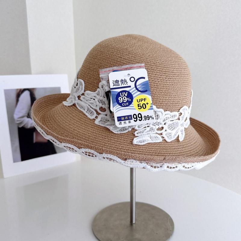 

Natural Treasure Grass Hat Women s New 2026 Lace Flower French Elegant Woven Straw Holiday Beach Gift Hat 56-58CM