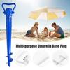 Beach Umbrella Holder Antirust Beach Parasol Stand Ground Spike for Beach Wild Fishing Ground Spike Beach Umbrella Holder