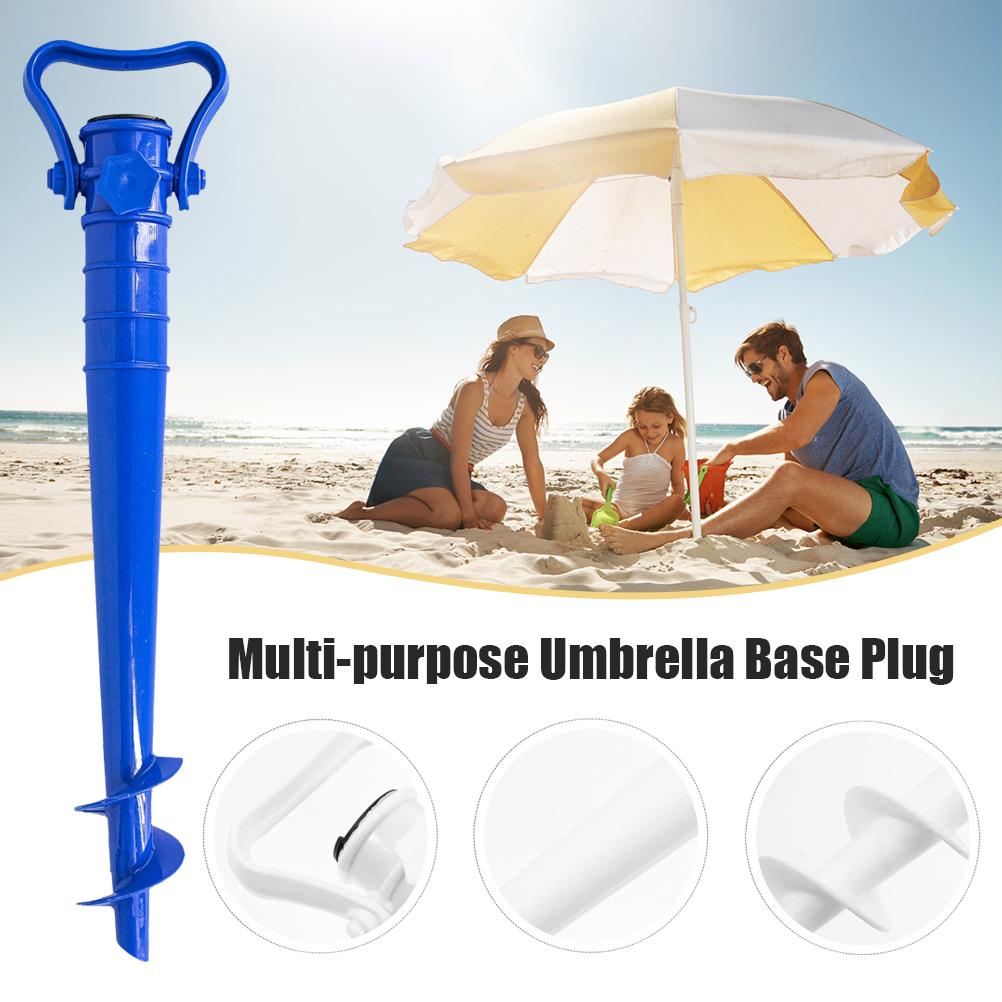 Beach Umbrella Holder Antirust Beach Parasol Stand Ground Spike for Beach Wild Fishing Ground Spike Beach Umbrella Holder