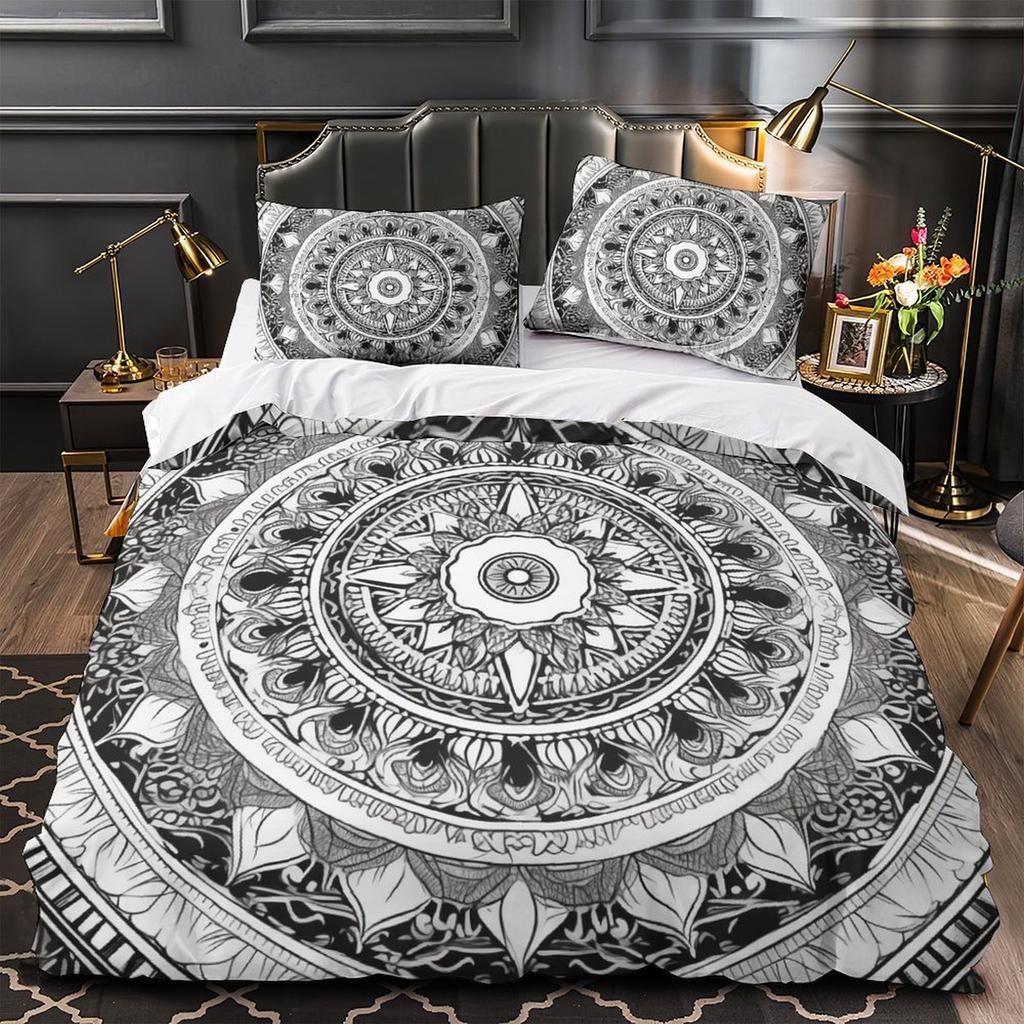 3D Digital Printing Bedding Two Or Three-Piece Set Bohemian Series Polyester