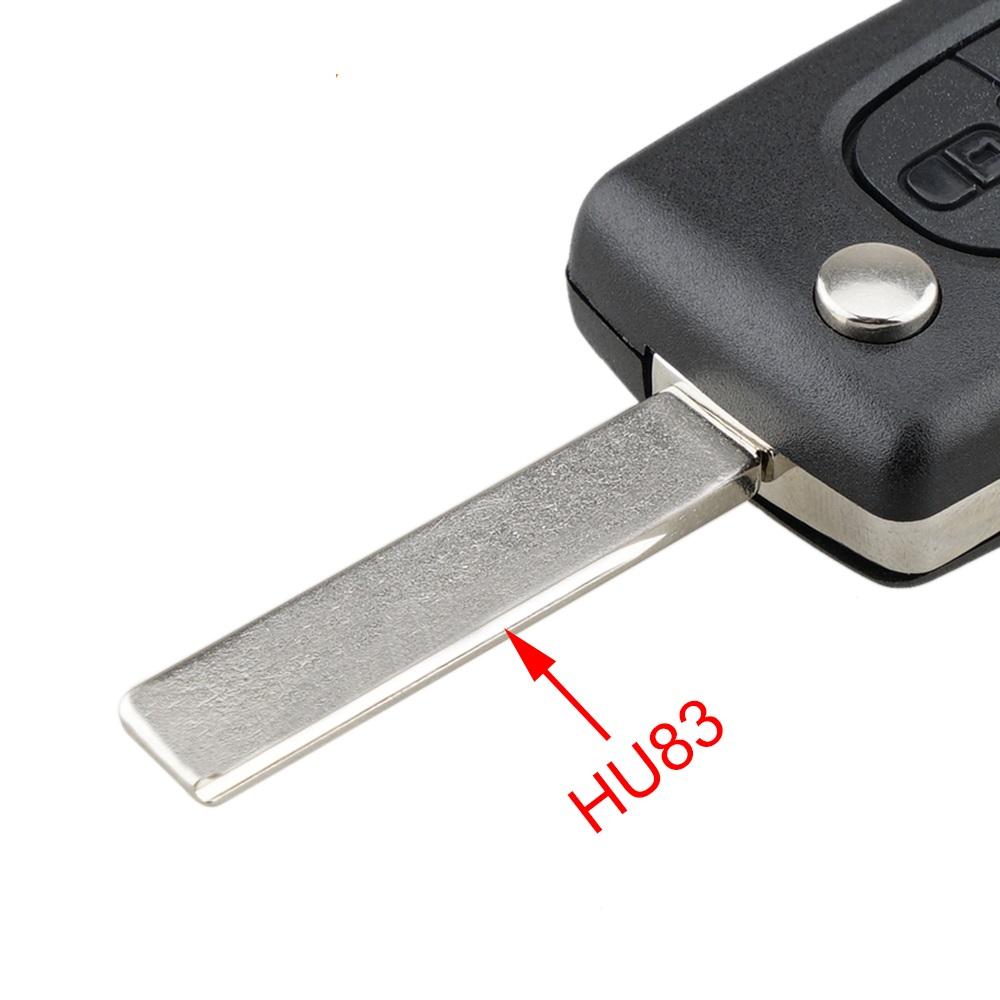 Remote Control Key for Peugeot 207 307 308 Partner Citroen C2 C3 CE0536 ASK Blank