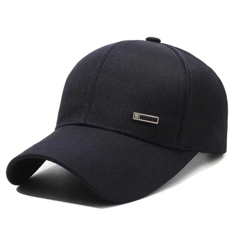 Casual and versatile business-style baseball cap for men, perfect for outdoor sun protection and fishing