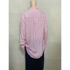 Export Exported to Spain Original Order Leftover Stock Red and White Striped Long Sleeve Shirt Women Can Pull up Stylish Spring & Fall on Both Sides