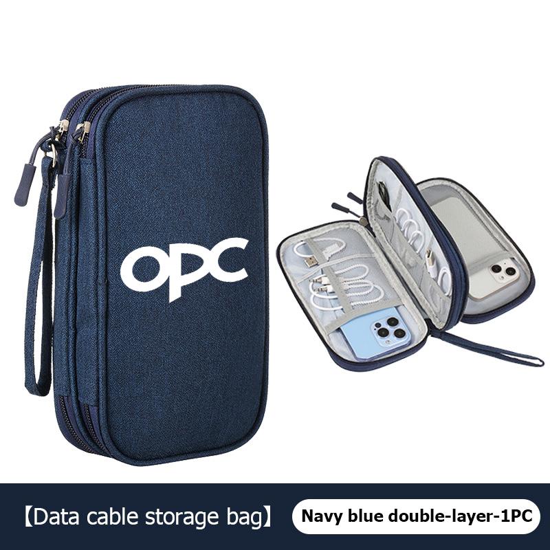 For Opel Portable Car Digital Storage Bag Data Cable Protector Cover Waterproof Tool Bags Corsa D Astra G H J K F Mokka C Zafira BX8