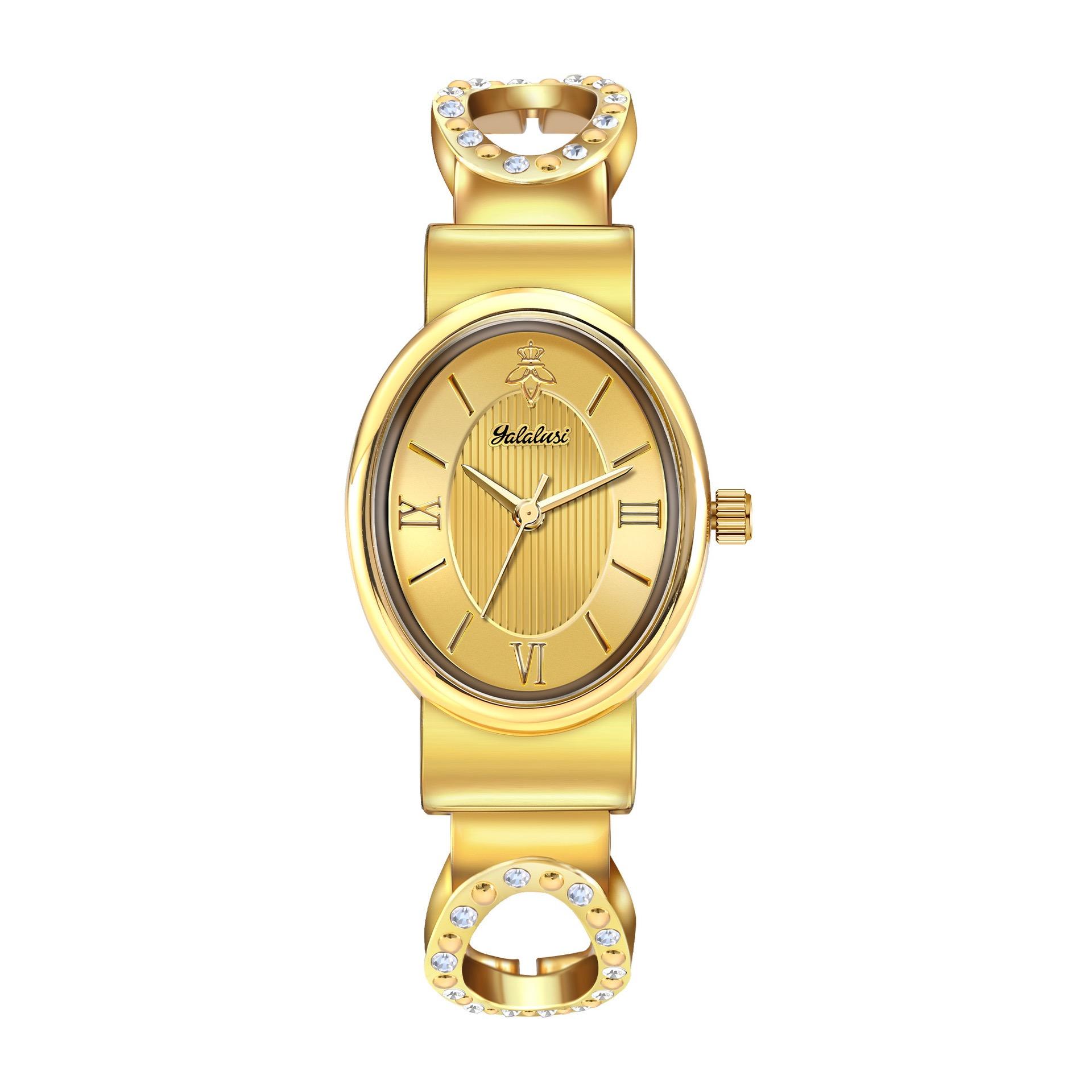 Women s Watches Women s Luxury Bracelets Women s Watches Minimalist Wind Steel Band Watches Fashionable Femperament Ladies Clocks золотой