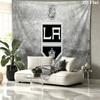LA Kings Wandteppich, ästhetische bedruckte Stoffdecke, geeignet für Schlafzimmer, Wohnzimmer und Heimdekoration.