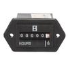 AT19-SYS-1 DC 10V-80V Hour Meter Rectangle Sealed For Engineering Vehicle Generator Meter