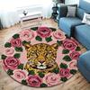Feltanimals Round Area Rug,Carpet Rug for Living Room Bedroom Sofa Playroom Decor,Non-slip Floor Mat