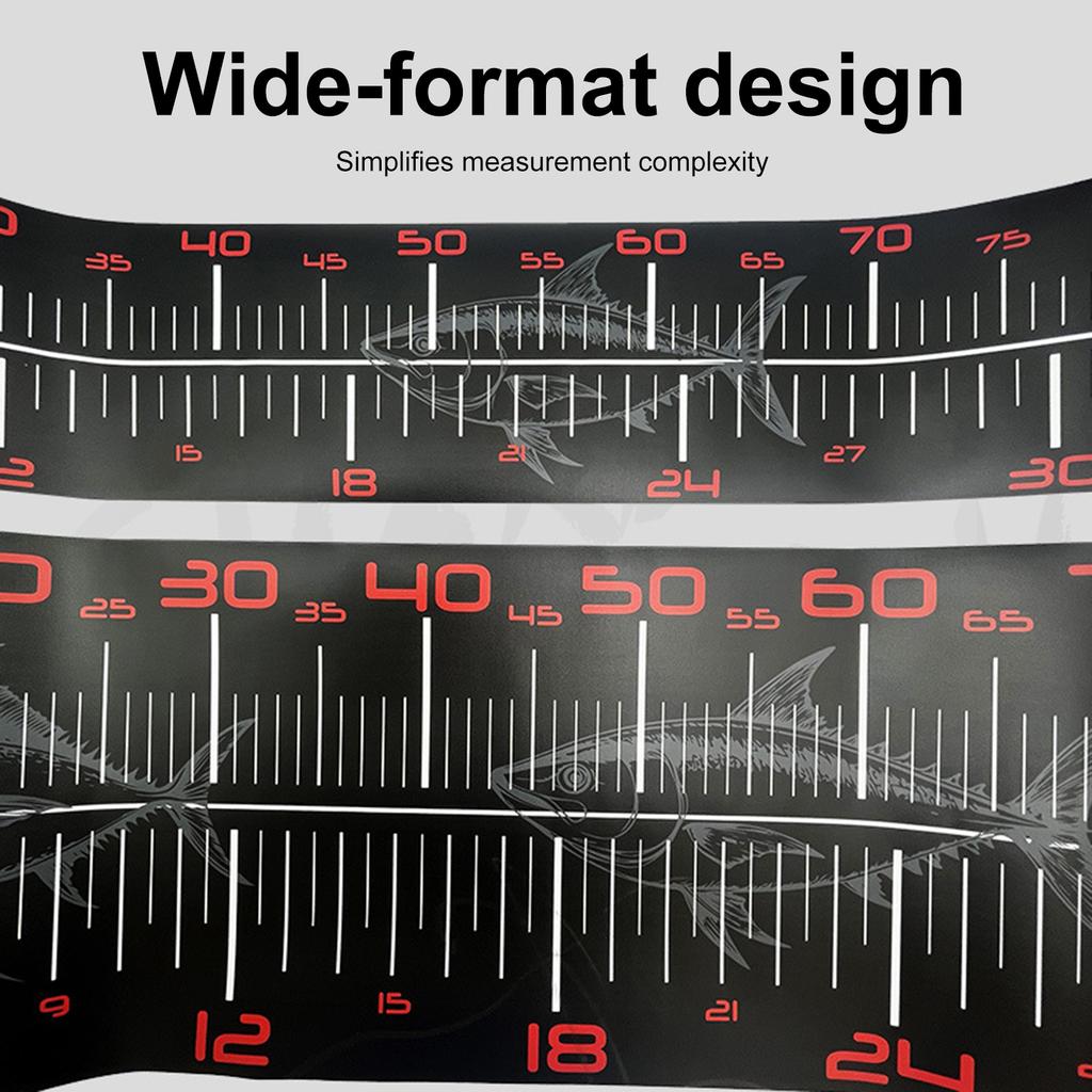 110CM Waterproof Fish Measuring Ruler Portable Carp Fishing Measuring Scale Foldable Fishing Measure for Carp Fishing Accessory