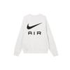 Nike Air Solid Color Crew Neck Fleece Lined Long Sleeved Casual Sweatshirt Men's Mountain Peak White FB7204-121