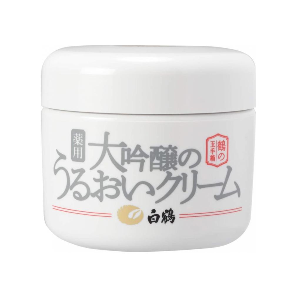 

HakuTsuru Sake Brewery [квази-лекарство] HakuTsuru Tsuru Tamatebako Лечебный увлажняющий крем DaigInjo 90 г «все в одном»