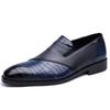 Fashion New Men's Mixed Patchwork Patent Leather Casual Shoes Luxury Designer Male Formal Wedding Dress Loafers Homecoming Footwear
