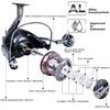 Fishing Reel CNC Machined Spool Large Capacity Metal Spinning Fishing Reel Boat Big Game Fishing