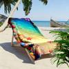 Tropical Beach Shells Design Beach towel quick-drying for travel outdoor sports jogging beach and swimming