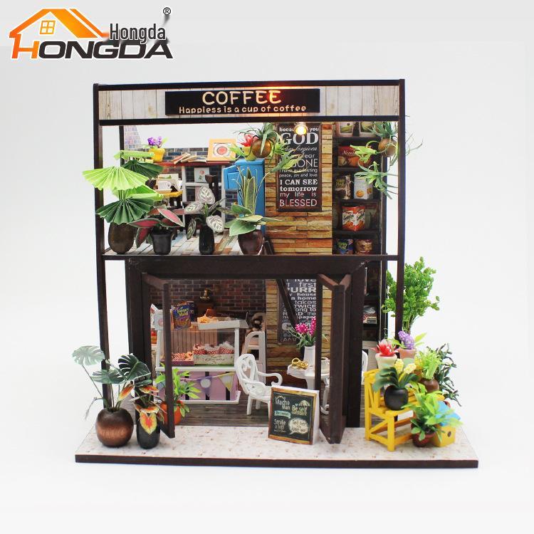 Handmade DIY Mini Cabin Puzzle Dollhouse - Educational Birthday Gift Toy