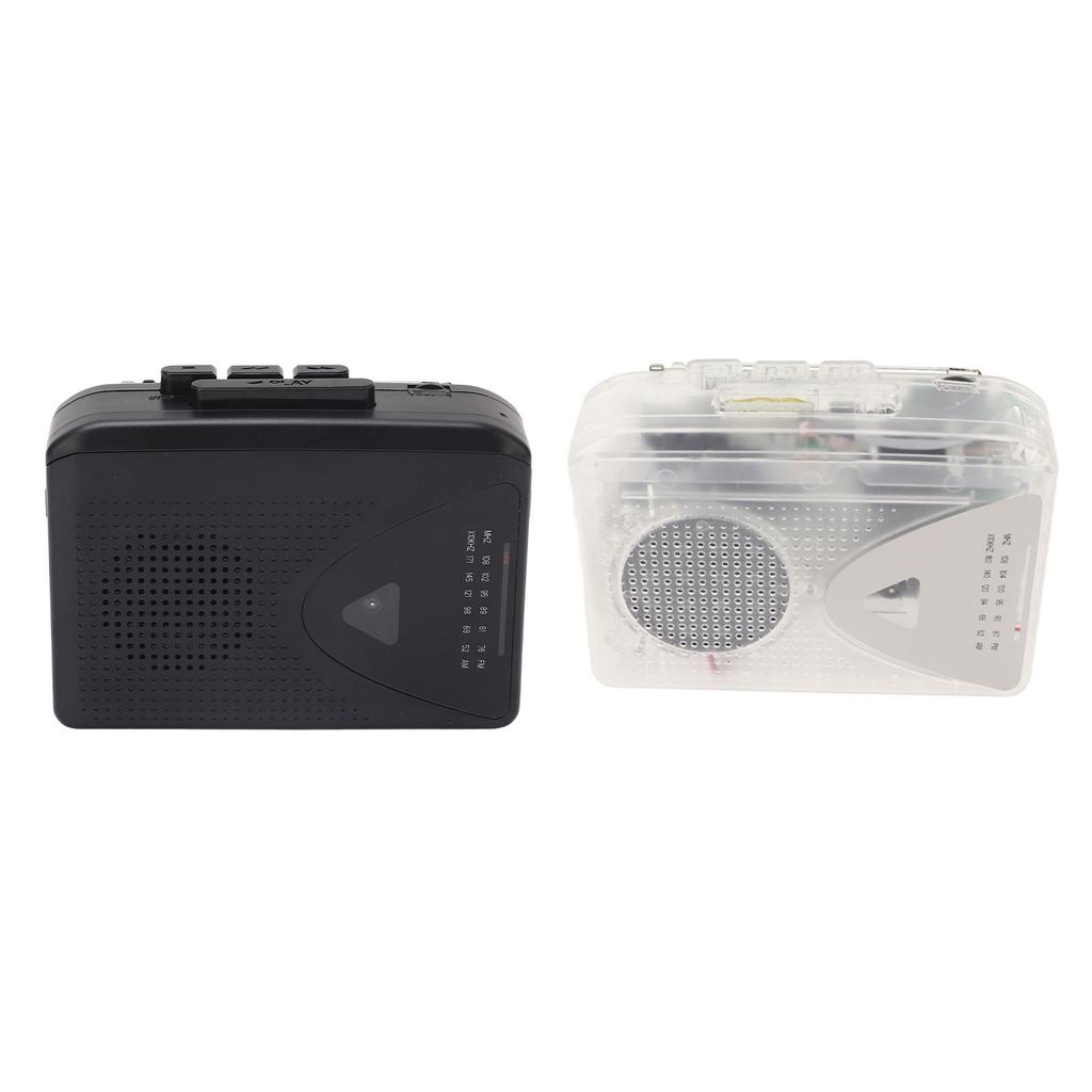 Tragbarer Kassettenplayer FM AM Radio Stereo Kassetten MP3 Kassettenplayer mit 3,5mm Klinkenanschluss und Lautsprecher für