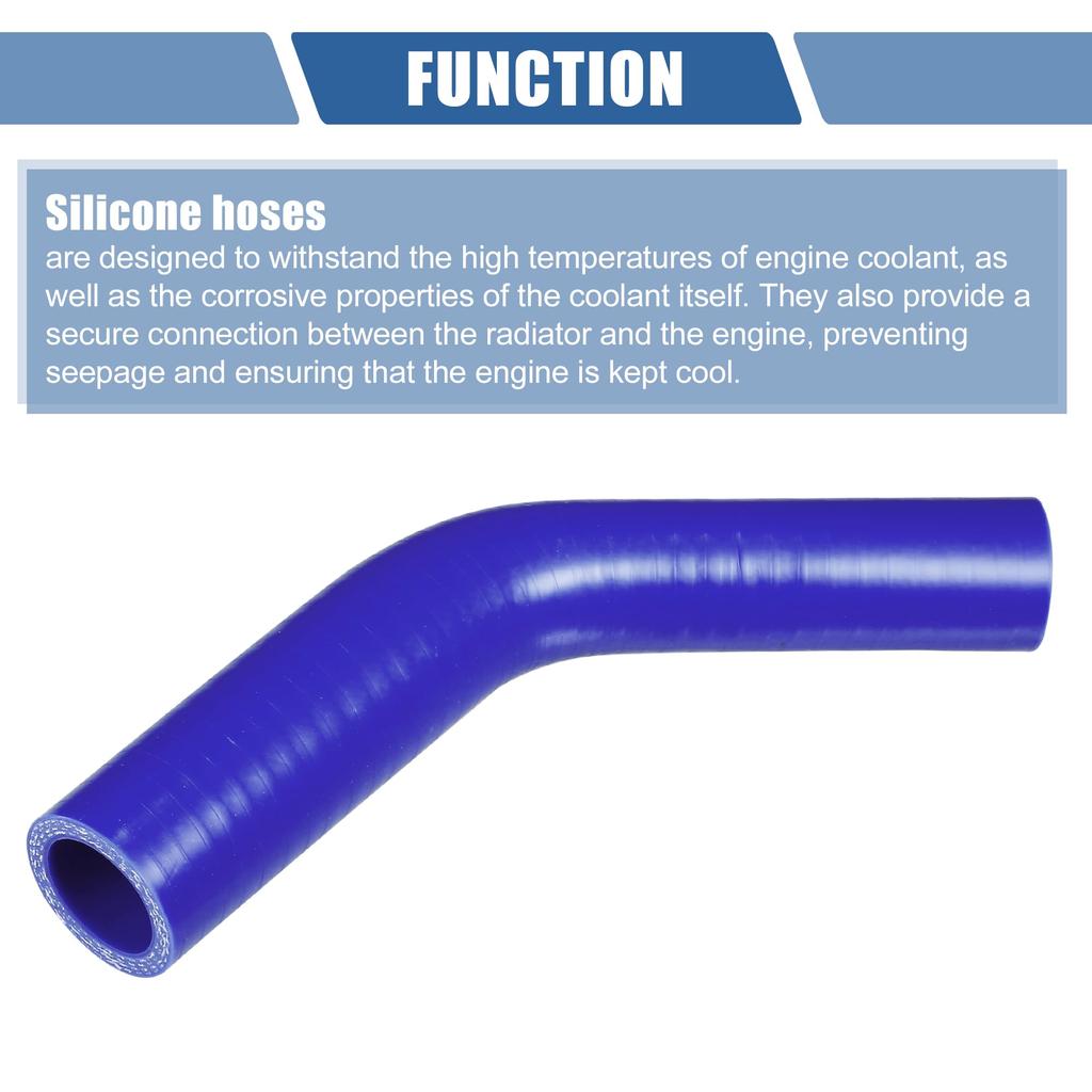 X AUTOHAUX Silicone Hose, Silicone Pipe, Radiator Hose, 1 Piece,