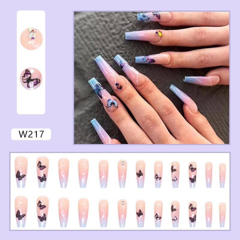 Wear Armor 24 Pieces Combination 00 Nail Art Pieces European and American Style Press On Nails