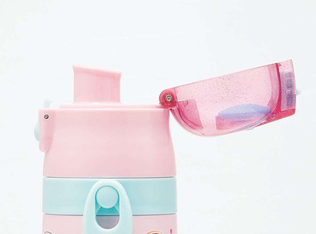 Skater Stainless Steel Water Direct Tropical PreCure for Kids' Bottle, Drinking, 470ml, Design, Girls, SDC4-A