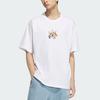 Adidas Originals Graphic Tee Simple Round Neck Loose Short Sleeve T-Shirt Men Tops White KC3112