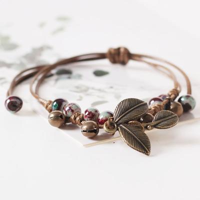 Jewelry Vintage Leaf Bracelet Bohemian Jewelry