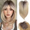 European American Wigs Long Curly Hair Synthetic Women Naturally Breathable Fiber Replacement Blocks