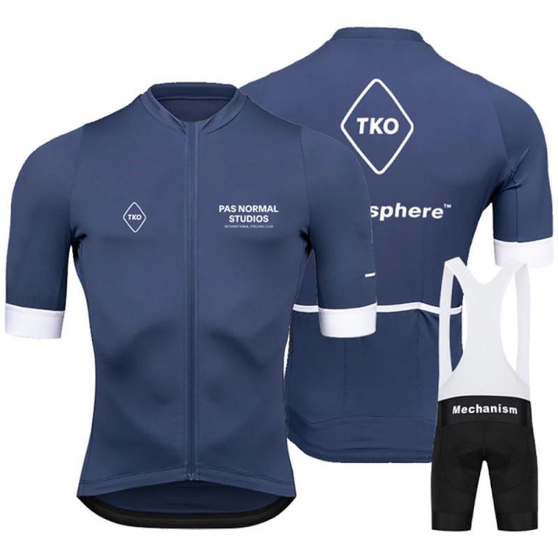 Tuta da Ciclismo PNS Strada Mountain Bike Equitazione Uomo Maglia Manica Corta Salopette Pantaloncini Imbottitura 20D