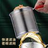 304 stainless steel multifunctional small fryer, deep fryer, oil filter, household induction cooker, mini fuel-efficient